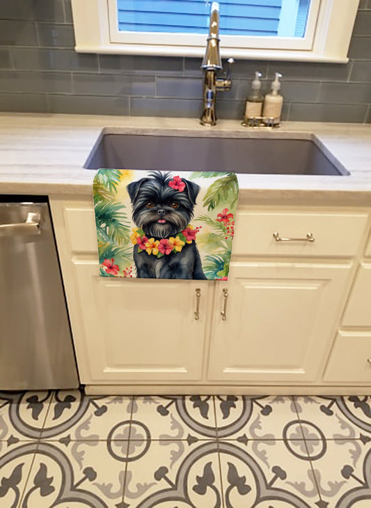 Affenpinscher Luau Kitchen Towel - One Color / One Size - Home & Garden - Home Textile - Towels