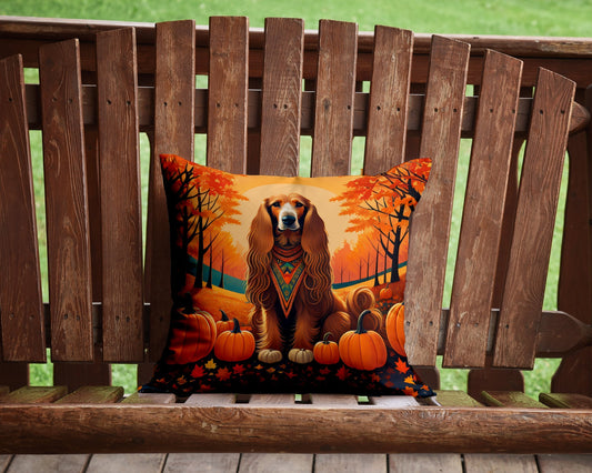 Afghan Hound Fall Throw Pillow - One Color / One Size - Home & Garden - Home Textile - Pillows