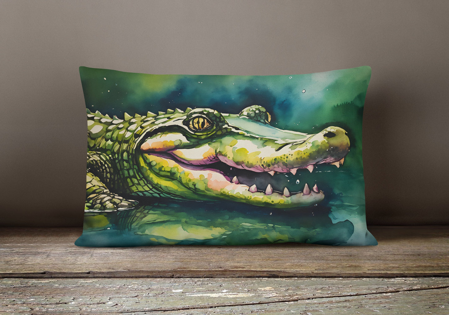 Alligator Throw Pillow - One Color / One Size - Home & Garden - Home Textile - Pillows