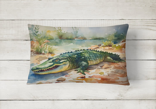 Alligator Throw Pillow - One Color / One Size - Home & Garden - Home Textile - Pillows