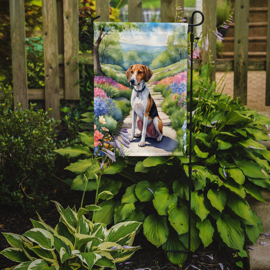 American Foxhound Spring Garden Garden Flag - One Color / One Size - Home & Garden - Home Decor - Flags Banners &