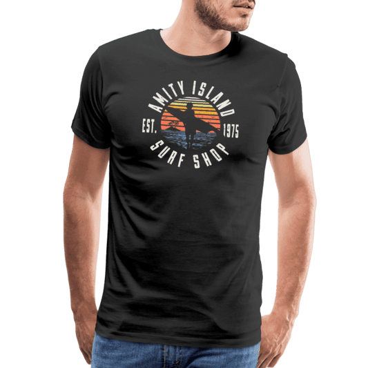 Amity Island Surf Shop Jaws T-Shirt - Men’s Fashion - Men’s Clothing - Shirts - Short Sleeve Shirts