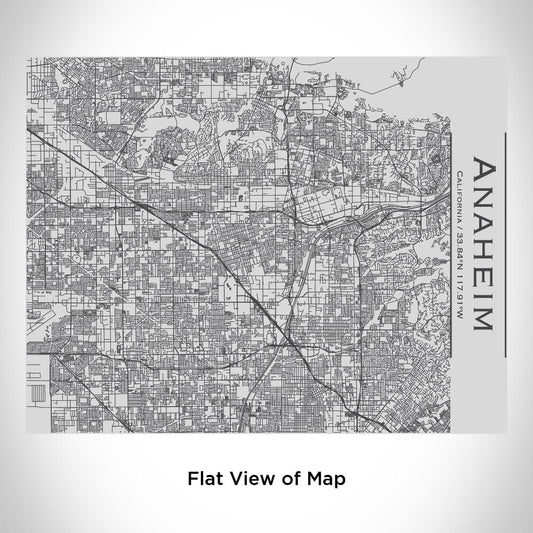 Anaheim - California Map Bottle with Bamboo Top - Drinkware