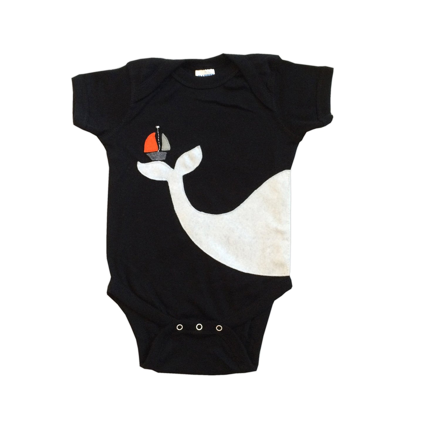 Baby Onesie - Big Whale and Little Sailboat - Kids & Babies - Mother & Kids - Boys’ Clothing
