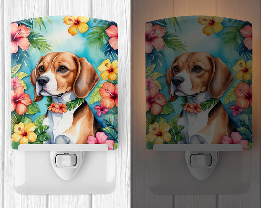 Beagle Luau Ceramic Night Light - One Color / One Size - Home & Garden - Home Improvement - Lights & Lighting - Night