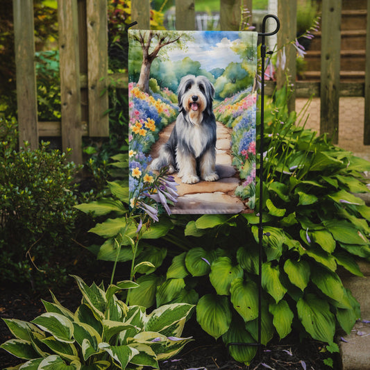 Bearded Collie Spring Garden Garden Flag - One Color / One Size - Home & Garden - Home Decor - Flags Banners &