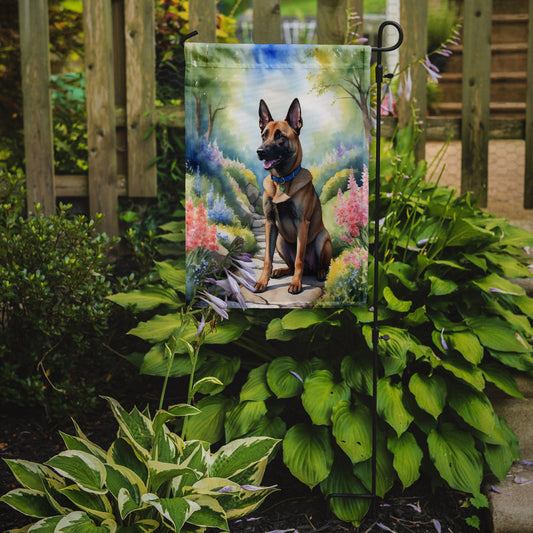 Belgian Malinois Spring Garden Garden Flag - One Color / One Size - Home & Garden - Home Decor - Flags Banners &