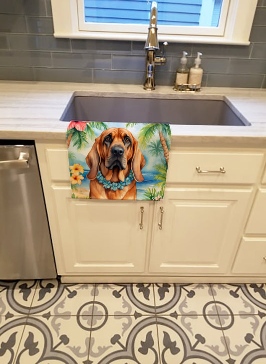 Bloodhound Luau Kitchen Towel - One Color / One Size - Home & Garden - Home Textile - Towels