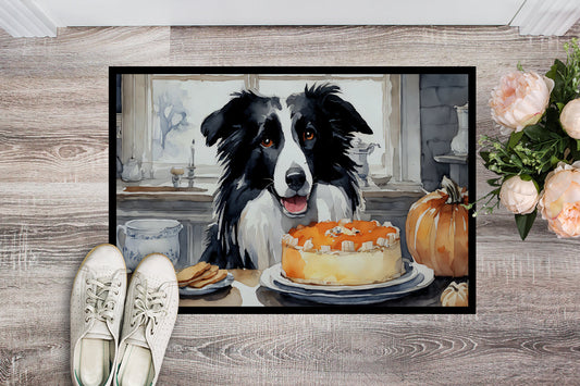 Border Collie Fall Kitchen Pumpkins Doormat - One Color / One Size - Home & Garden - Home Textile - Carpets & Rugs