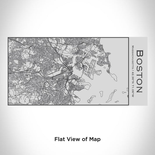 Boston - Massachusetts Map Insulated Bottle - Drinkware