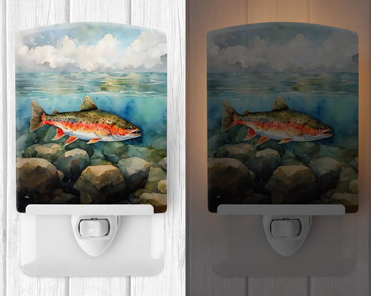 Brook Trout Ceramic Night Light - One Color / One Size - Home & Garden - Home Improvement - Lights & Lighting - Night
