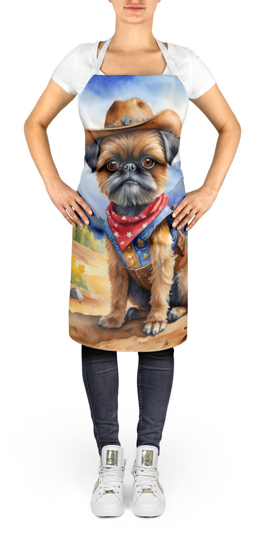 Brussels Griffon Cowboy Welcome Apron - One Color / One Size - Home & Garden - Kitchen Dining & Bar - Table Decoration