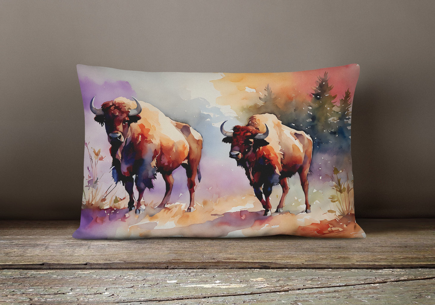 Buffalo Throw Pillow - One Color / One Size - Home & Garden - Home Textile - Pillows