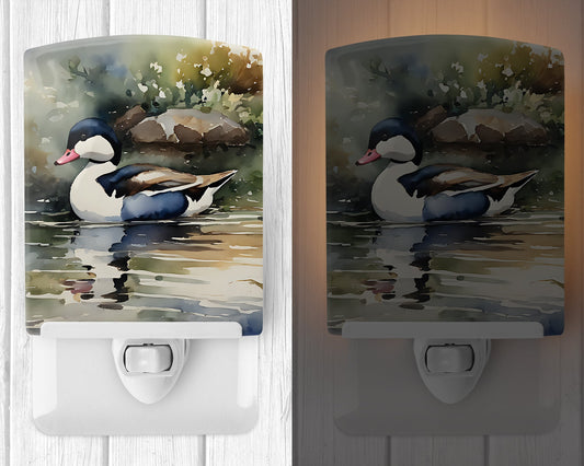Bufflehead Ceramic Night Light - One Color / One Size - Home & Garden - Home Improvement - Lights & Lighting - Night