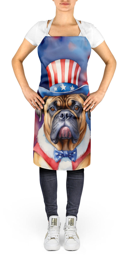 Bullmastiff Patriotic American Apron - One Color / One Size - Home & Garden - Kitchen Dining & Bar - Table Decoration &