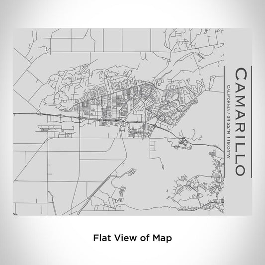 Camarillo - California Map Bottle with Bamboo Top - Drinkware