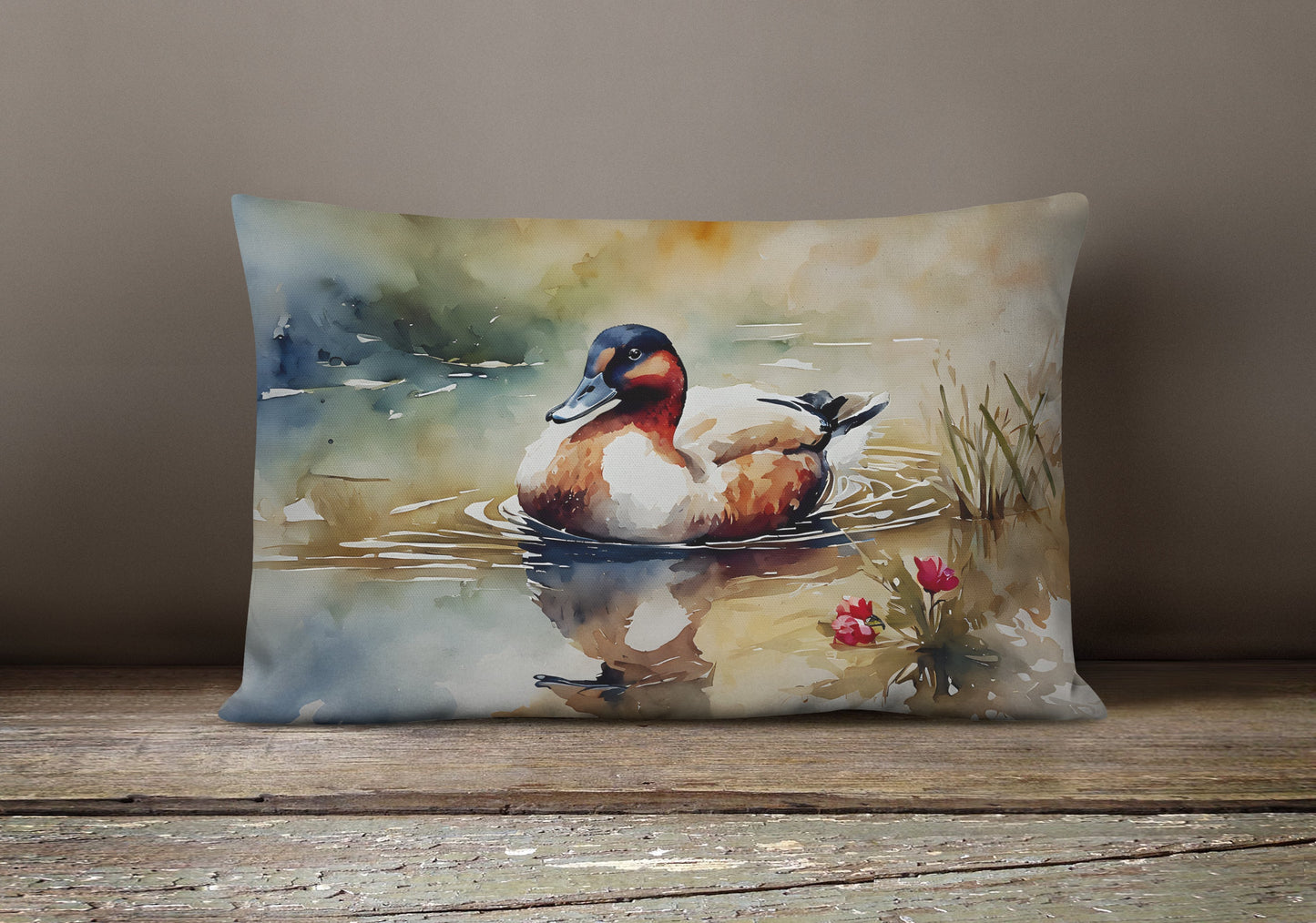 Canvasback Throw Pillow - One Color / One Size - Home & Garden - Home Textile - Pillows