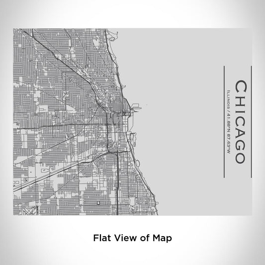 Chicago - Illinois Map Bottle with Bamboo Top - Drinkware