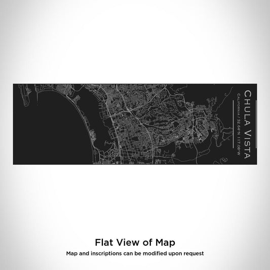 Chula Vista - California Map Insulated Cup in Matte Black - Drinkware