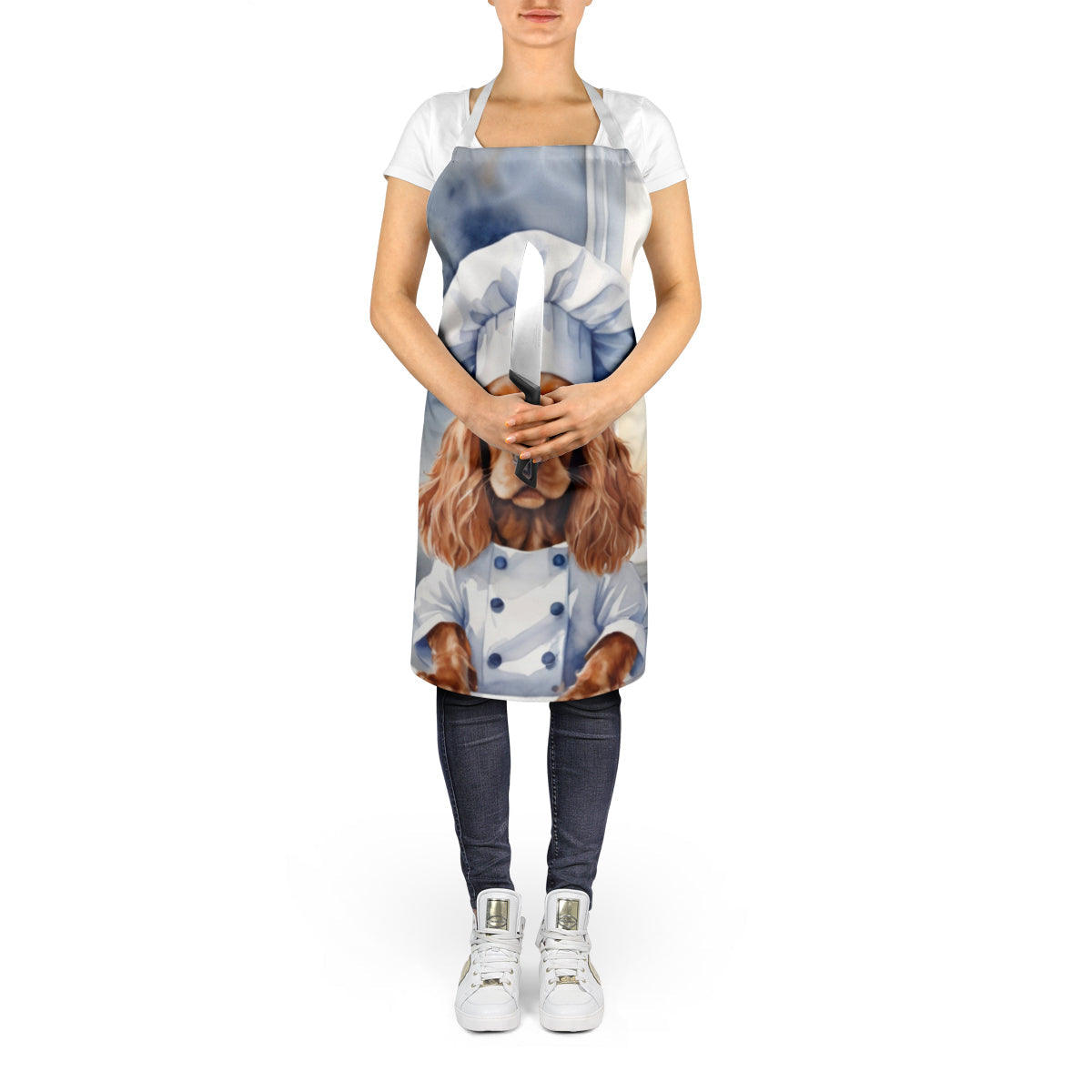 Cocker Spaniel the Chef Apron - One Color / One Size - Home & Garden - Kitchen Dining & Bar - Table Decoration &