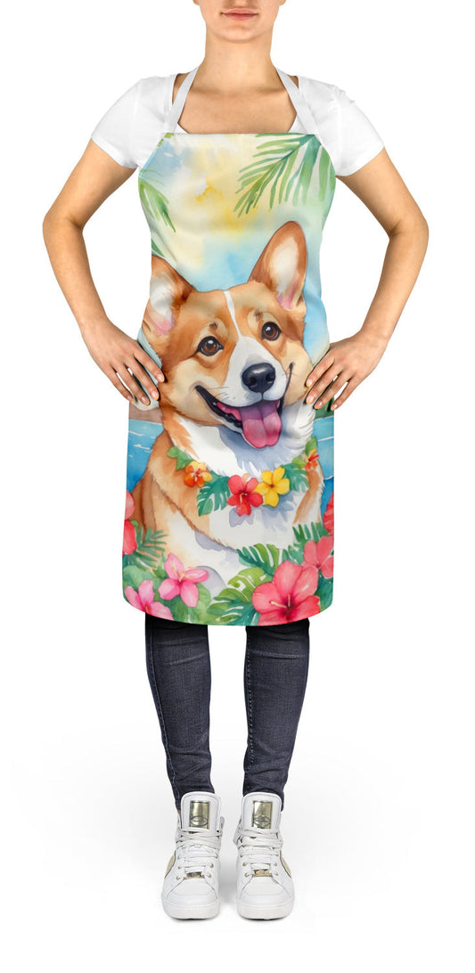 Corgi Luau Apron - One Color / One Size - Home & Garden - Kitchen Dining & Bar - Table Decoration & Accessories