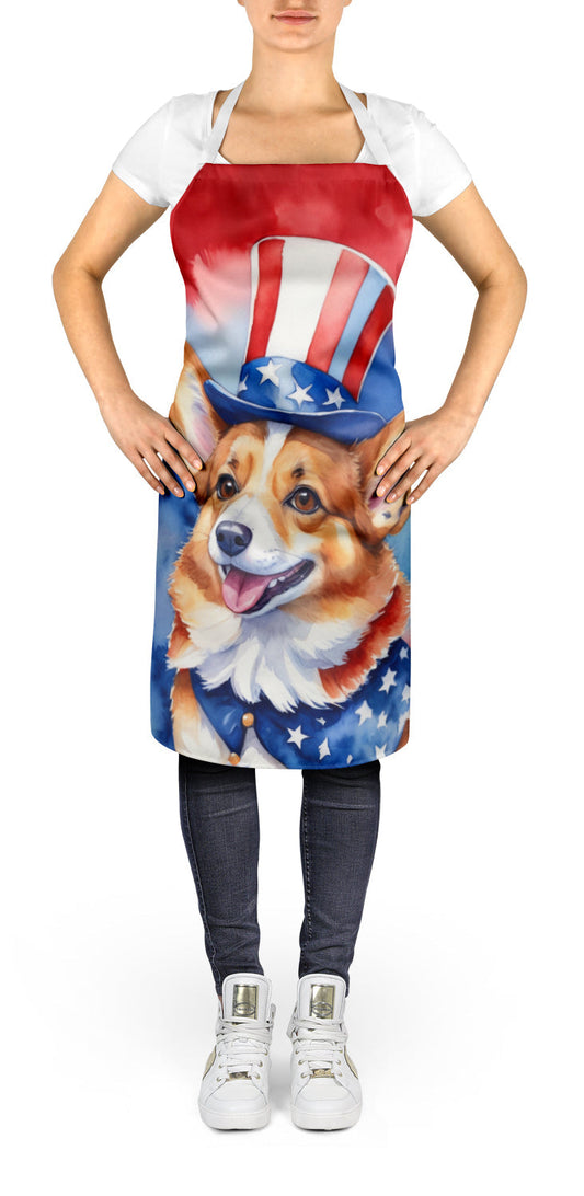 Corgi Patriotic American Apron - One Color / One Size - Home & Garden - Kitchen Dining & Bar - Table Decoration &