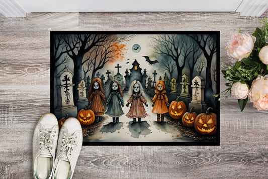 Creepy Dolls Spooky Halloween Doormat - One Color / One Size - Home & Garden - Home Textile - Carpets & Rugs
