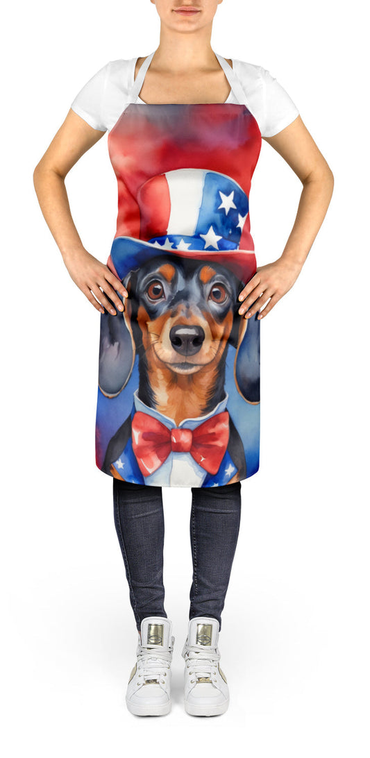 Dachshund Patriotic American Apron - One Color / One Size - Home & Garden - Kitchen Dining & Bar - Table Decoration &
