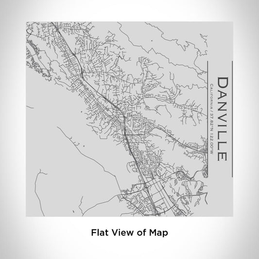 Danville - California Map Tumbler - Drinkware