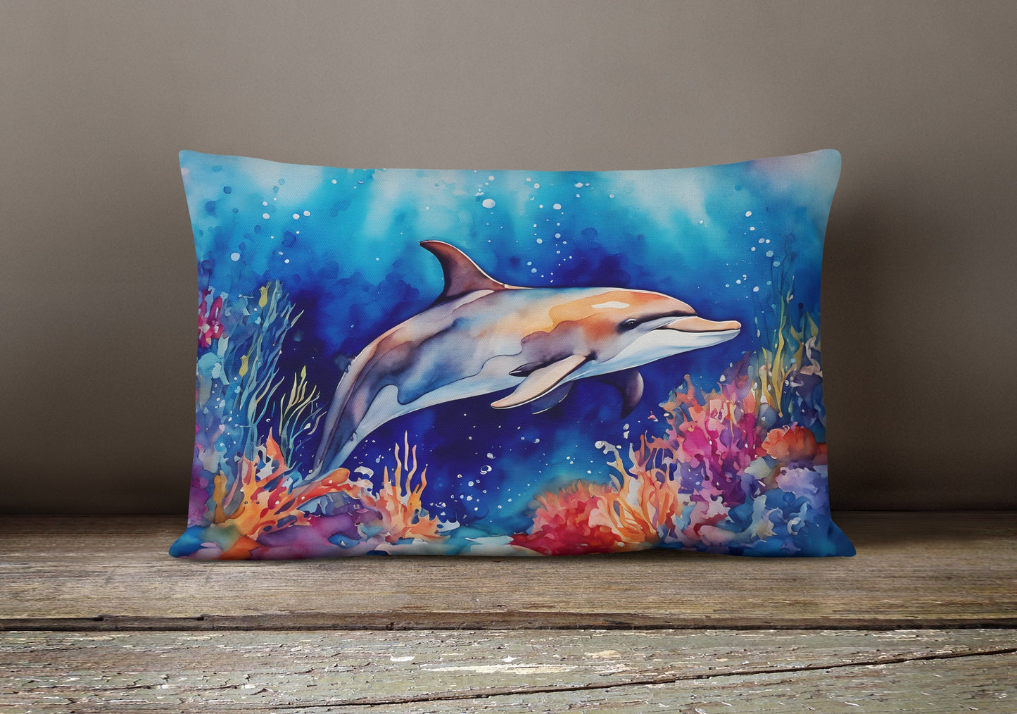 Dolphin Throw Pillow - One Color / One Size - Home & Garden - Home Textile - Pillows