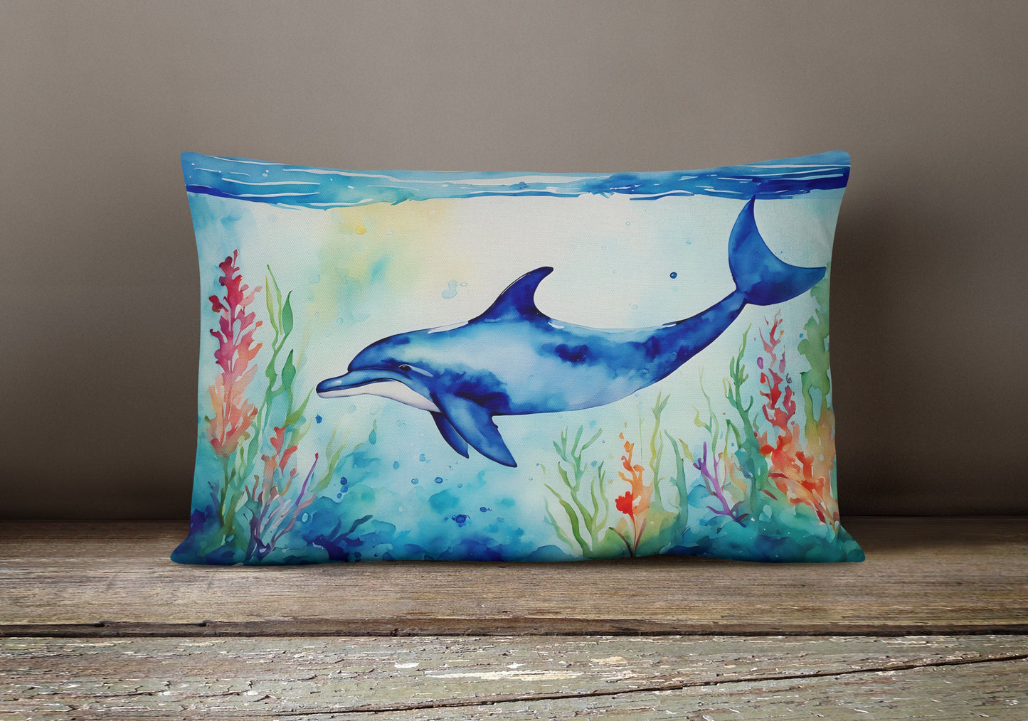 Dolphin Throw Pillow - One Color / One Size - Home & Garden - Home Textile - Pillows