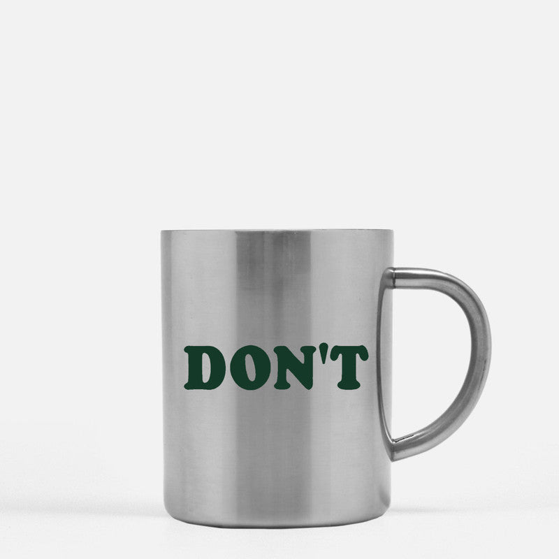 Dont Gold & Silver Mug - Silver - Home & Garden - Kitchen Dining & Bar - Dinnerware