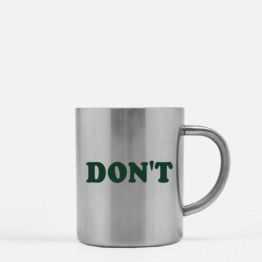 Dont Gold & Silver Mug - Silver - Home & Garden - Kitchen Dining & Bar - Dinnerware