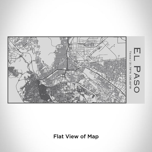 El Paso - Texas Map Insulated Bottle - Drinkware