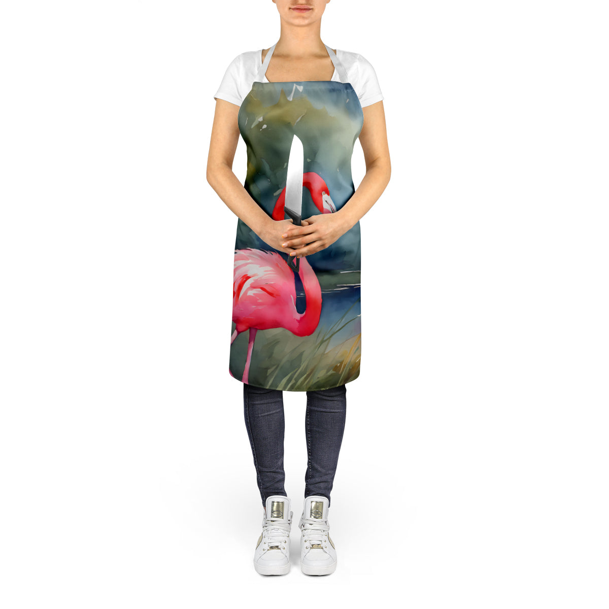 Flamingo Apron - One Color / One Size - Home & Garden - Kitchen Dining & Bar - Table Decoration & Accessories
