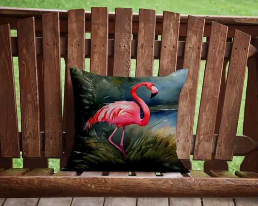 Flamingo Throw Pillow - One Color / One Size - Home & Garden - Home Textile - Pillows