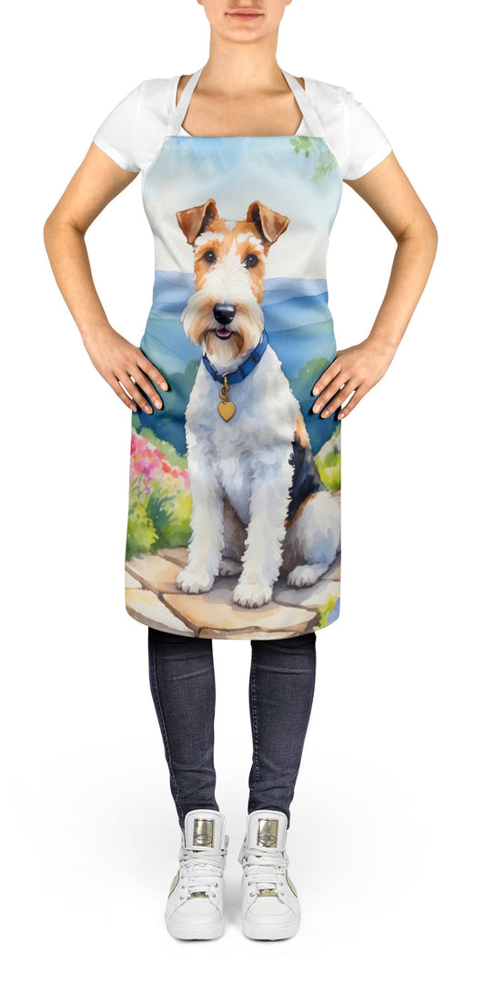 Fox Terrier Spring Path Apron - One Color / One Size - Home & Garden - Kitchen Dining & Bar - Table Decoration &