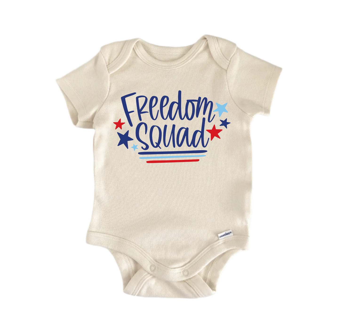 Freedom Squad July 4th Patriotic - Baby Boy Girl Clothes Bodysuit - Kids & Babies - Mother & Kids - Boys’ Baby Clothing
