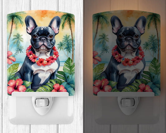 French Bulldog Luau Ceramic Night Light - One Color / One Size - Home & Garden - Home Improvement - Lights & Lighting