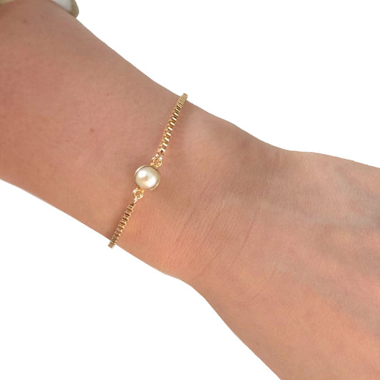 Freshwater Pearl Bracelet - One Color / One Size - Jewelry & Accessories - Bracelets & Bangles - Charm Bracelets