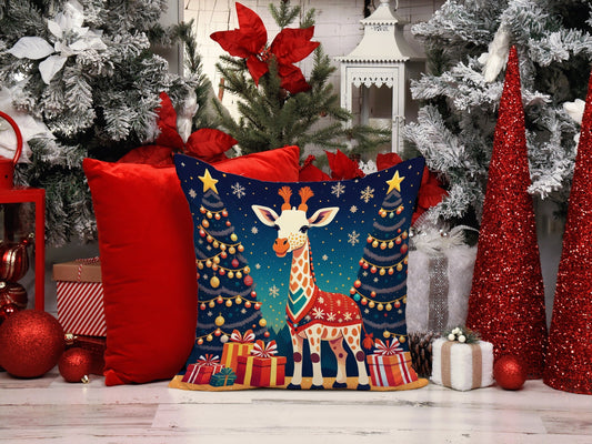 Giraffe Christmas Throw Pillow - One Color / One Size - Home & Garden - Home Textile - Pillows