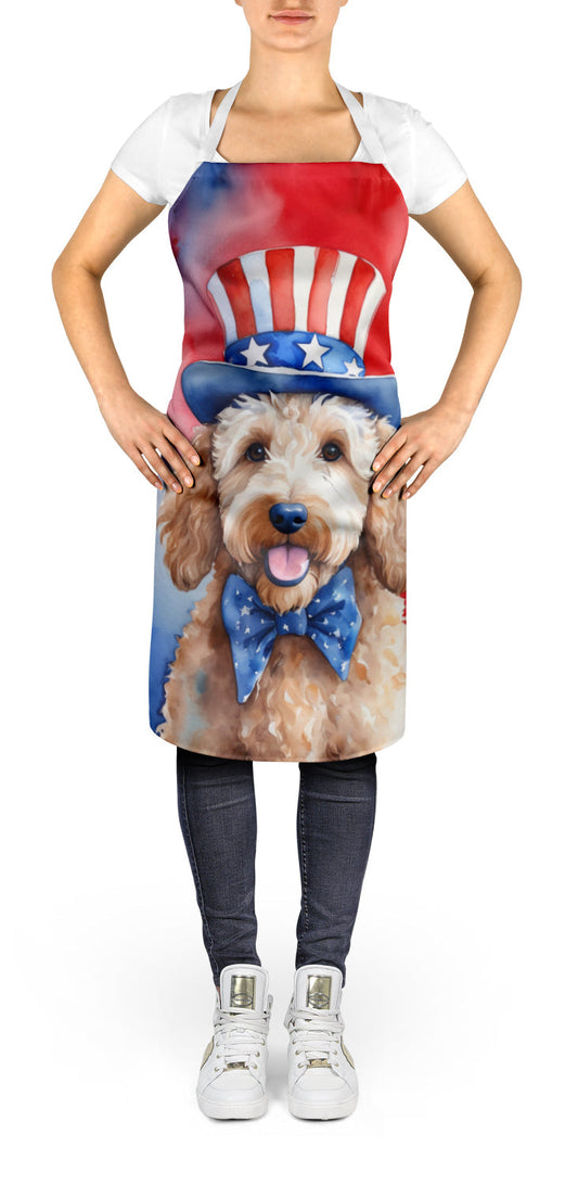 Goldendoodle Patriotic American Apron - One Color / One Size - Home & Garden - Kitchen Dining & Bar - Table Decoration