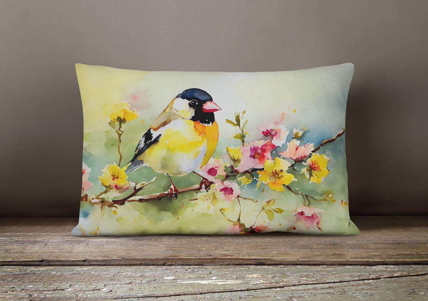 Goldfinch Throw Pillow - One Color / One Size - Home & Garden - Home Textile - Pillows