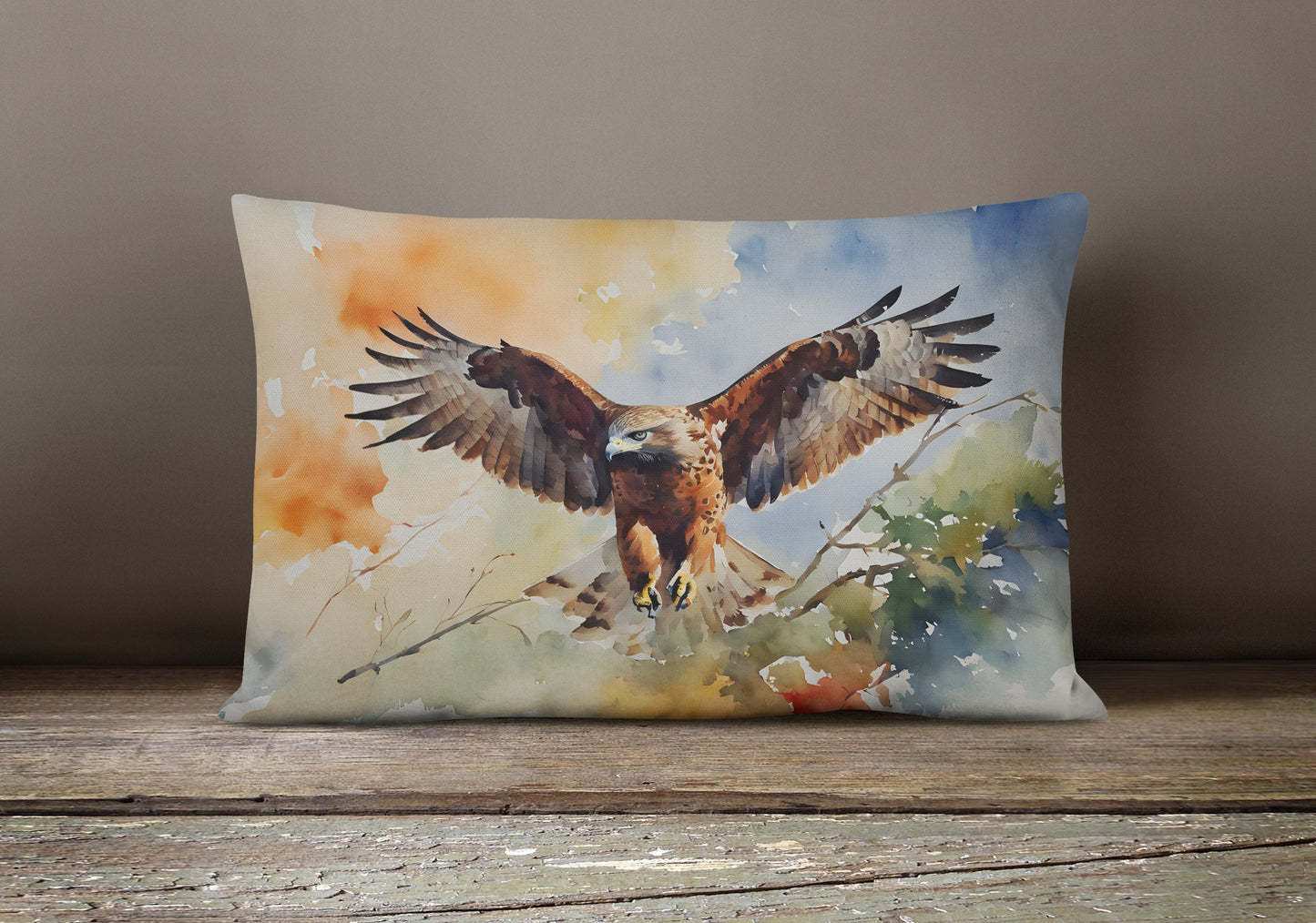 Hawk Throw Pillow - One Color / One Size - Home & Garden - Home Textile - Pillows