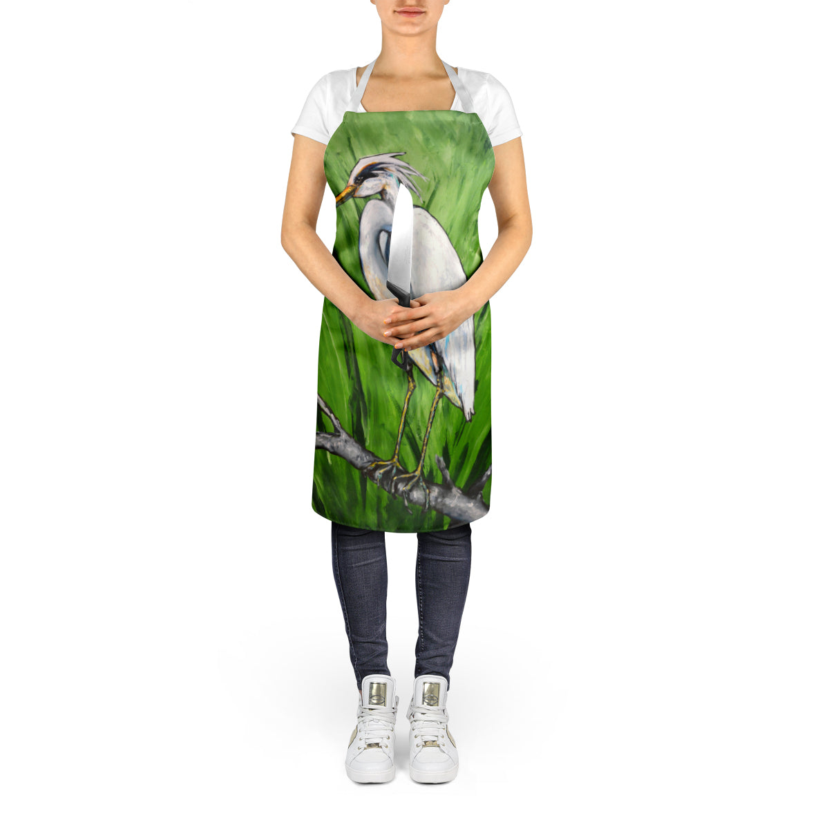 Heron on a Limb Apron - One Color / One Size - Home & Garden - Kitchen Dining & Bar - Table Decoration & Accessories
