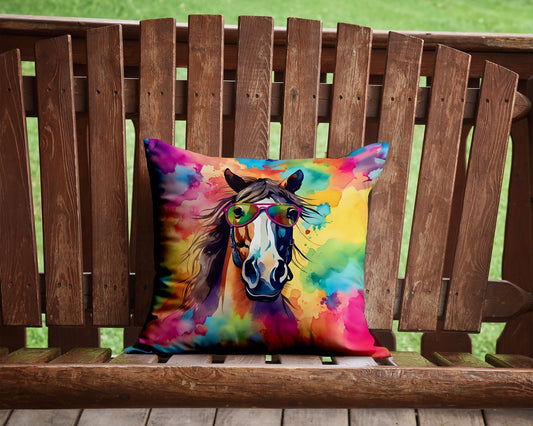 Hippie Animal Horse Throw Pillow - One Color / One Size - Home & Garden - Home Textile - Pillows