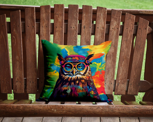 Hippie Animal Owl Throw Pillow - One Color / One Size - Home & Garden - Home Textile - Pillows