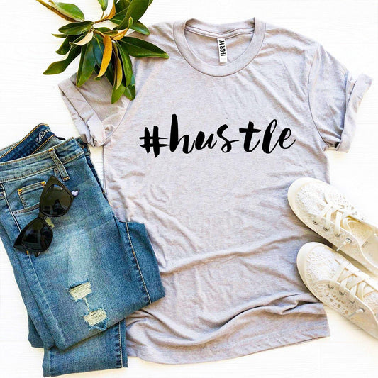 #Hustle T-Shirt - Women’s Fashion - Women’s Clothing - Tops & Tees - T-Shirts