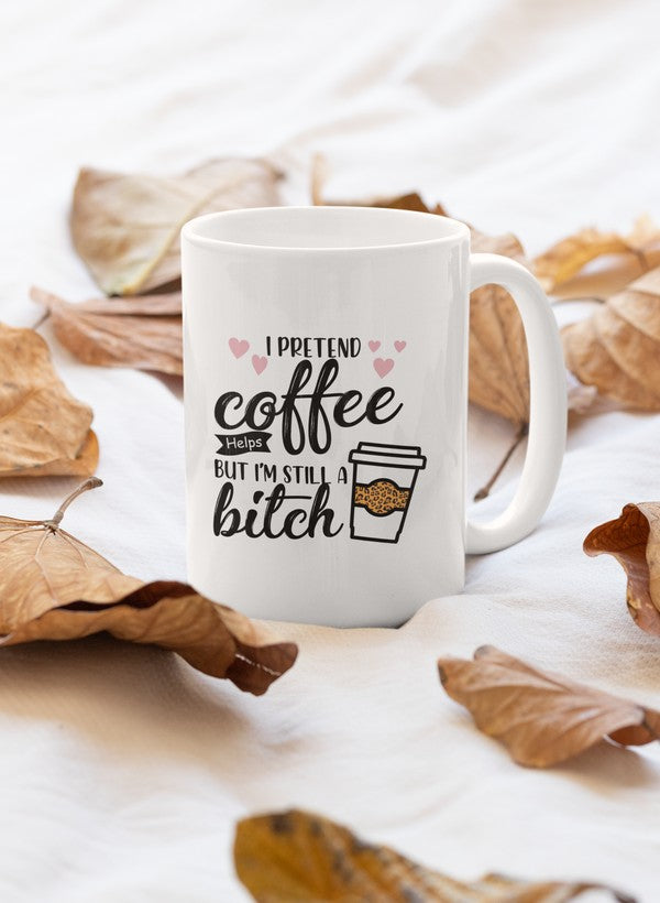 I Pretend Coffee Mug - One Color / One Size - Home & Garden - Kitchen Dining & Bar - Coffeeware