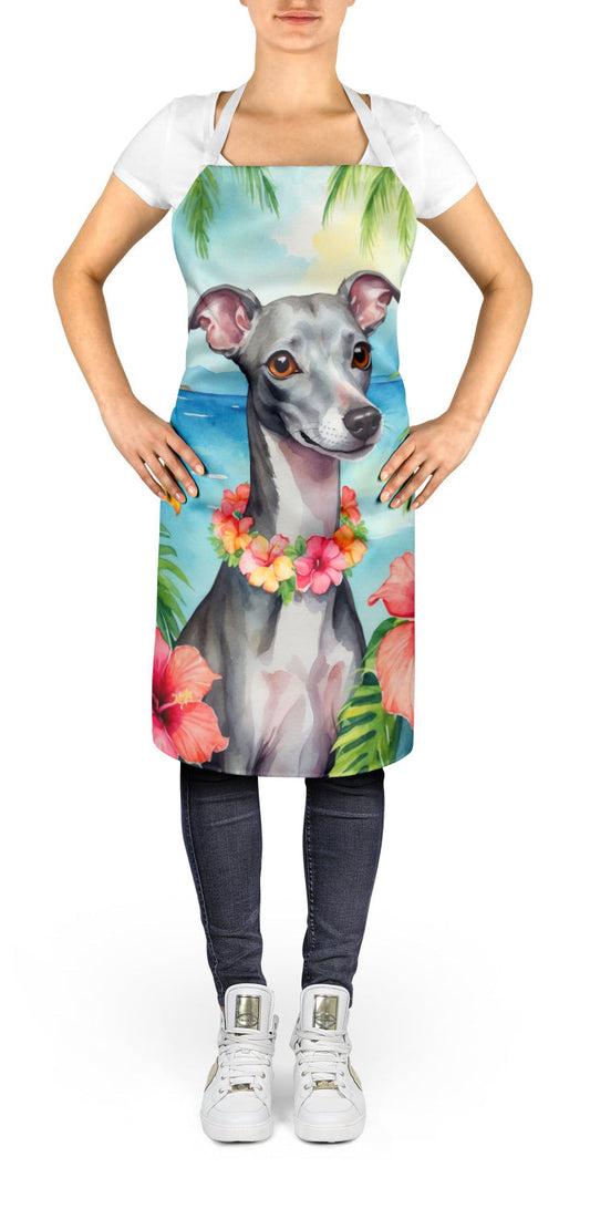 Italian Greyhound Luau Apron - One Color / One Size - Home & Garden - Kitchen Dining & Bar - Table Decoration &